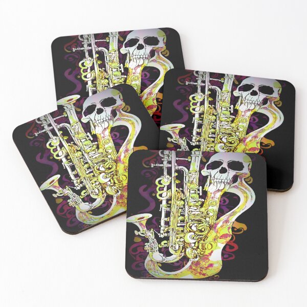 Item preview, acid jazz skull designed and sold by weirdove.