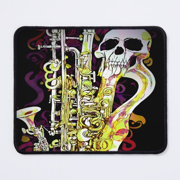 Item preview, acid jazz skull designed and sold by weirdove.