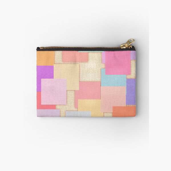 Item preview, Colorful geometric fabric textured art background  designed and sold by zuchri.