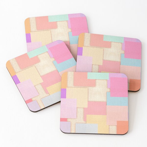 Item preview, Colorful geometric fabric textured art background  designed and sold by zuchri.