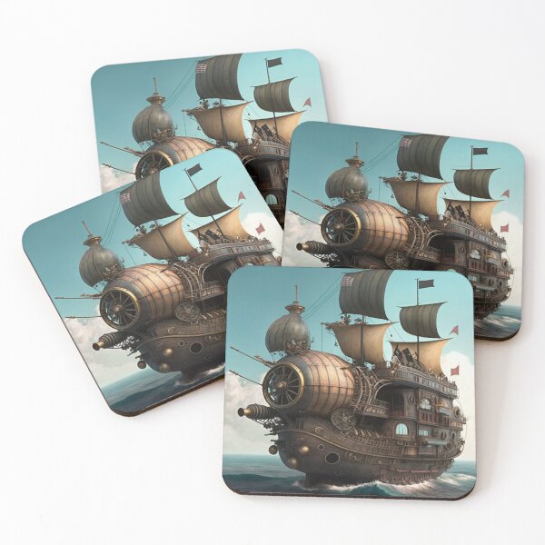 Item preview, Steampunk Ship designed and sold by Digital-Space.