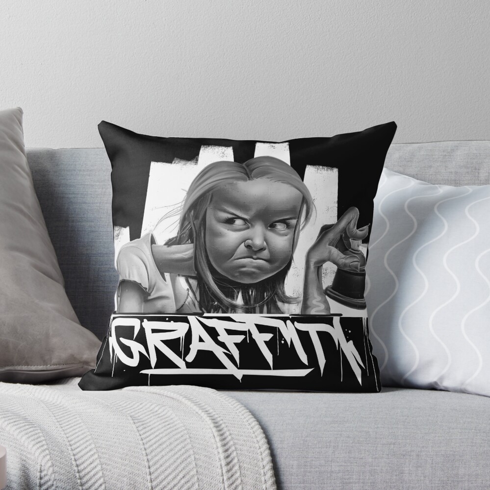 Item preview, Throw Pillow designed and sold by nexgraff.
