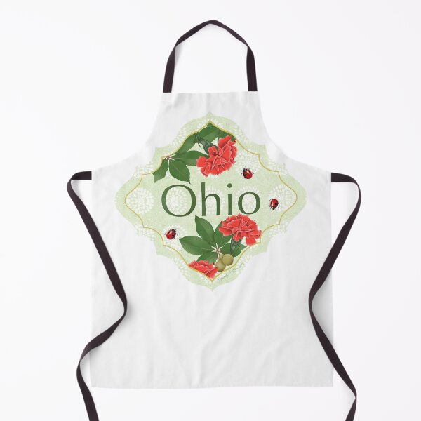 Item preview, Ohio State Pride| Ohio State Flower Red Carnation Ladybug Ohio Buckeye Tree | Sticker, Mug, Journal, Cup designed and sold by JourneyHomeMade.