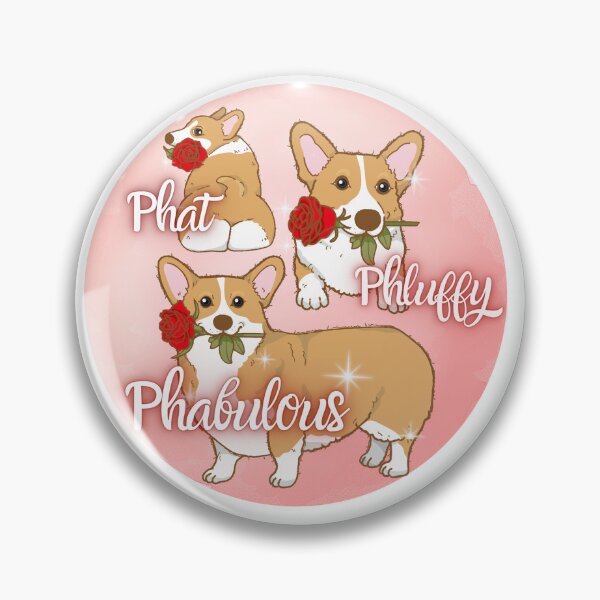 Item preview, Fabulous Corgi with Roses designed and sold by malinshepherd.