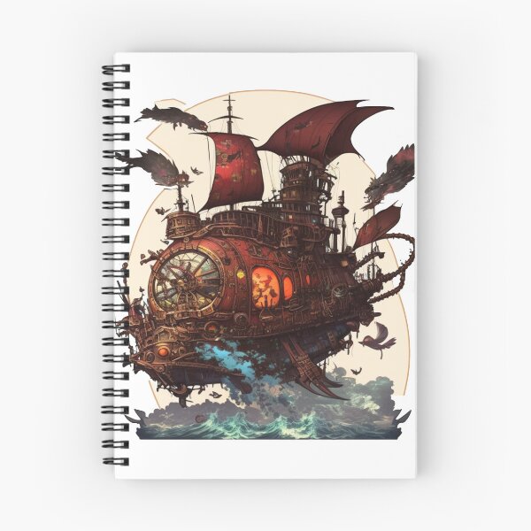 Item preview, Sailing Steampunk Ship designed and sold by Digital-Space.