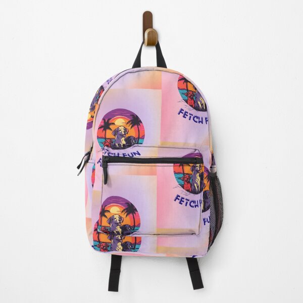 Item preview, Fetch Fun | Dog Squad | Sunset Beach designed and sold by ArtfulDelights.