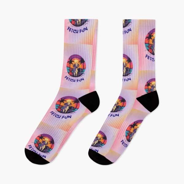 Item preview, Fetch Fun | Dog Squad | Sunset Beach designed and sold by ArtfulDelights.