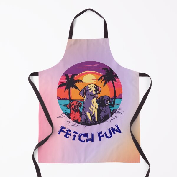 Item preview, Fetch Fun | Dog Squad | Sunset Beach designed and sold by ArtfulDelights.