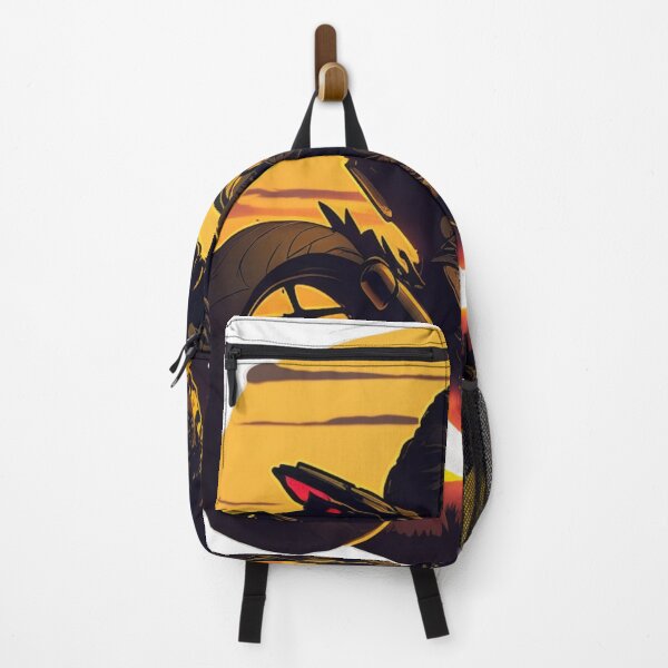 Item preview, Motorcycle rider jumping while sunset designed and sold by YammsDesign.