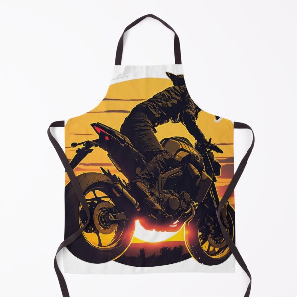 Item preview, Motorcycle rider jumping while sunset designed and sold by YammsDesign.
