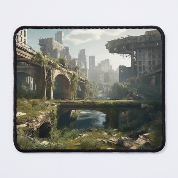 Item preview, Ruins of the Overgrown City designed and sold by PrintCove.