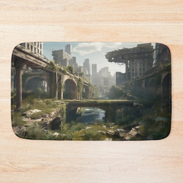 Item preview, Ruins of the Overgrown City designed and sold by PrintCove.