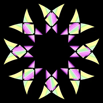 Artwork thumbnail, colored star by Meo Design