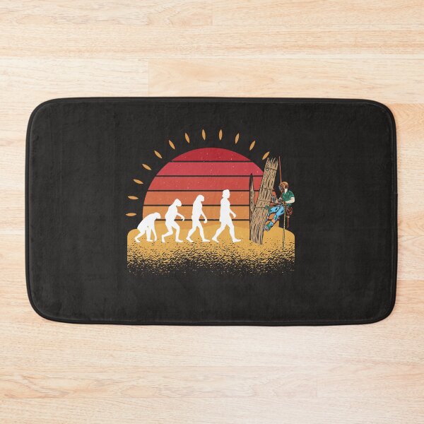 Item preview, Arborist Evolution Vintage Sunset Art For Tree Trimmer designed and sold by MrEddie10.