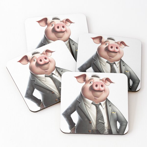 Item preview, Animated Business Pig designed and sold by FireScreen.
