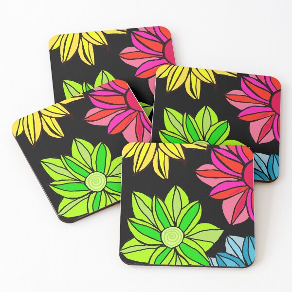 Item preview, colourful flowers designed and sold by shaunmk.