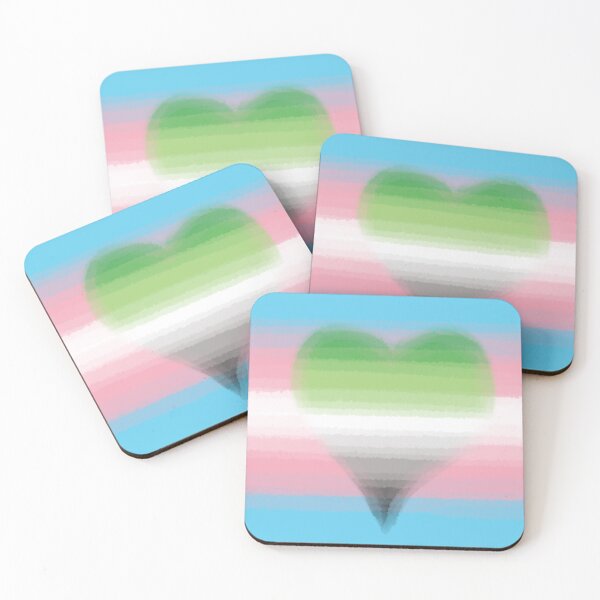 Item preview, Watercolor Transgender Aromantic Pride Flag designed and sold by Sum-Thangs.