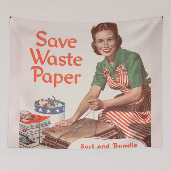 Item preview, Save Waste Paper! designed and sold by Luke Mckinstry.
