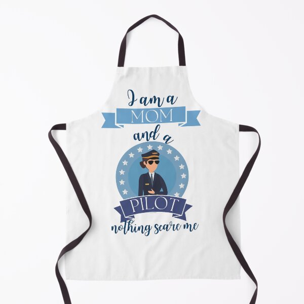 Item preview, I am a mom and a pilot, nothing scare me designed and sold by viollamarshall.