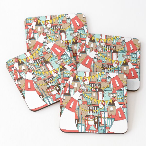 Item preview, The lighthouse town designed and sold by Swadeillustrations.