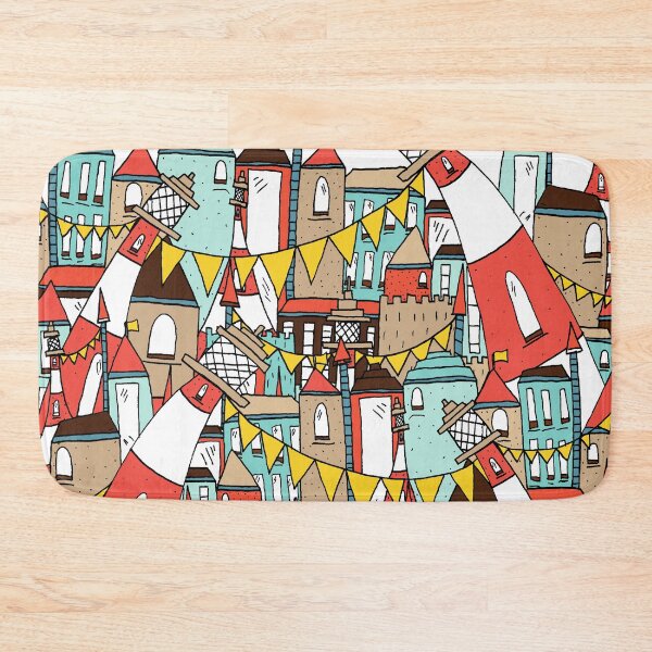 Item preview, The lighthouse town designed and sold by Swadeillustrations.