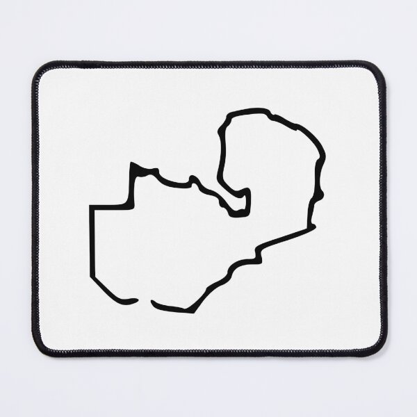 Artikelvorschau, Zambia Minimalistic Country Outline entworfen und verkauft von Natamus.