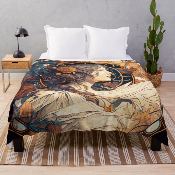 Item preview, Art Nouveau Woman - A. Mucha Inspired designed and sold by AdvancedApe.