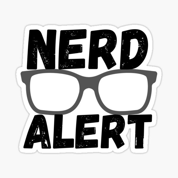 Nerd Stitch with glasses Sticker