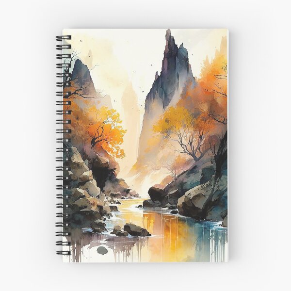 Item preview, fantasy river watercolor designed and sold by shokA Design.