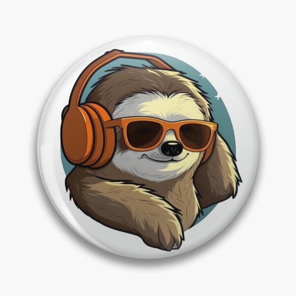Item preview, DJ Sloth designed and sold by JTasART.