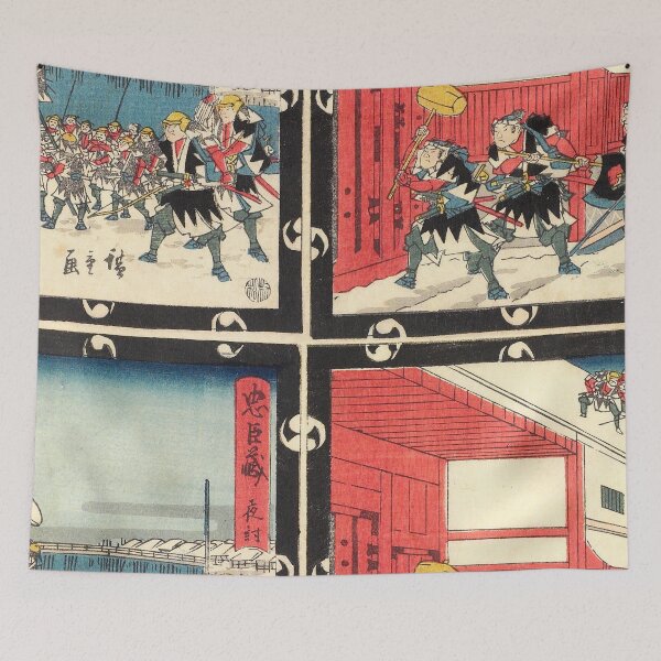 Item preview, Utagawa Hiroshige  Night Attack designed and sold by TeeARTHY.