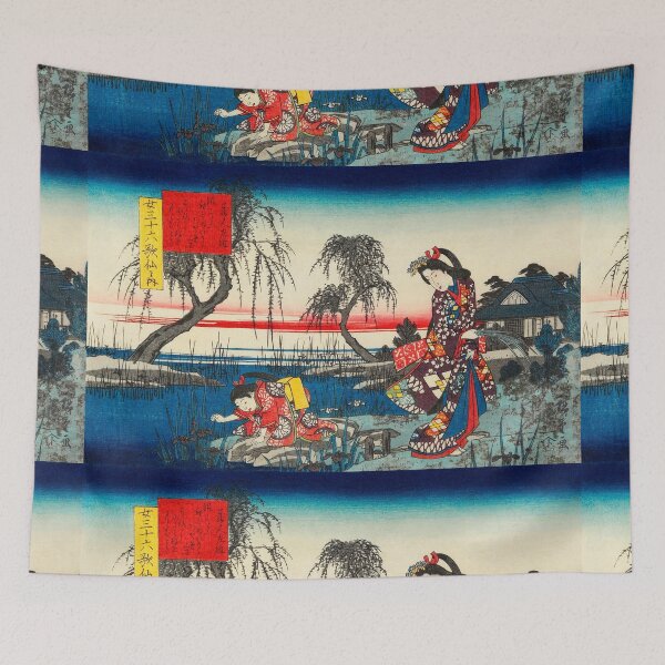 Item preview, Utagawa Hiroshige Japanese women designed and sold by TeeARTHY.