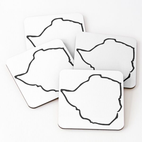 Item preview, Zimbabwe Minimalistic Country Outline designed and sold by Natamus.