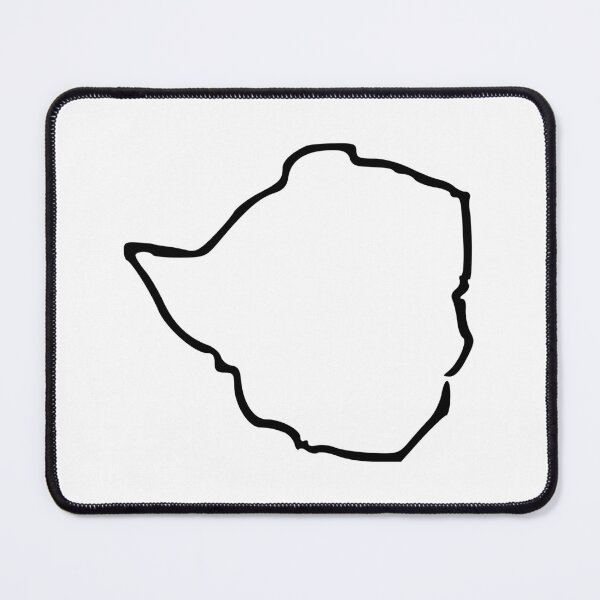 Artikelvorschau, Zimbabwe Minimalistic Country Outline entworfen und verkauft von Natamus.