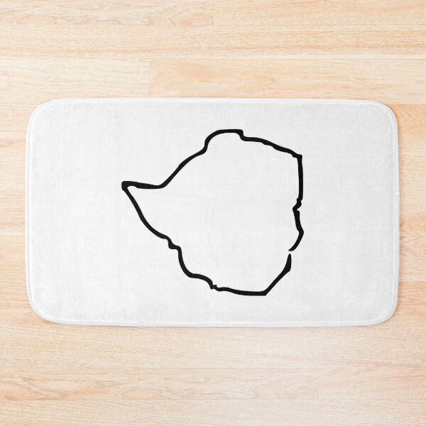 Item preview, Zimbabwe Minimalistic Country Outline designed and sold by Natamus.