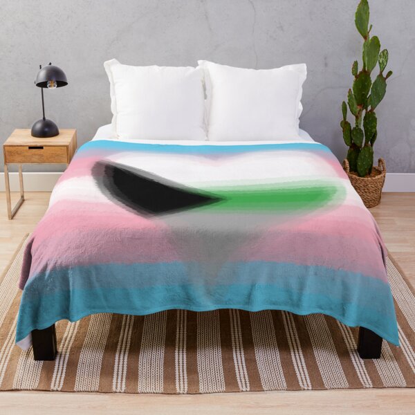 Aperçu de l'œuvre Watercolor Transgender Demiromantic Pride Flag créée et vendue par Sum-Thangs.
