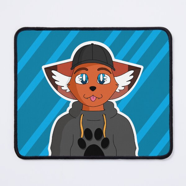Item preview, Lindo perro fursona con gorra designed and sold by Pawsthepuppy.