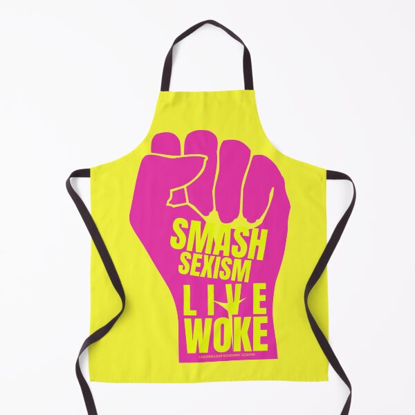 Item preview, PMD00794 Progressive Movement Designs Live Woke Smash Sexism feminist protest fist design shows you are woke and support progressive goals for Democrats Independents and Bernie Sanders supporters designed and sold by ProgressiveLeft.