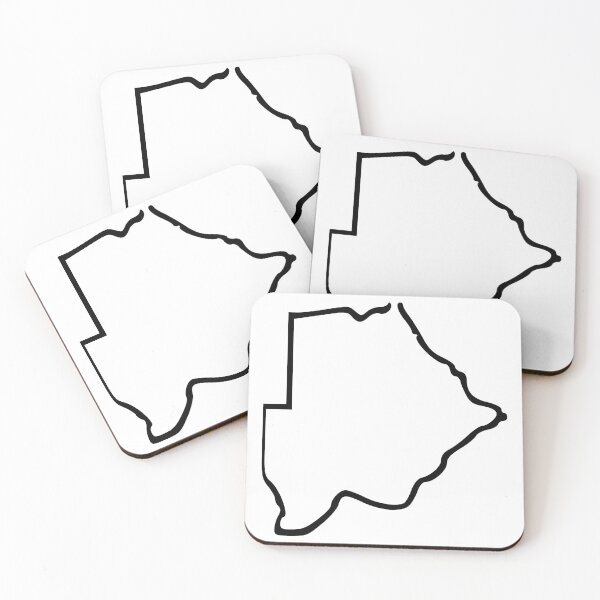 Item preview, Botswana Minimalistic Country Outline designed and sold by Natamus.