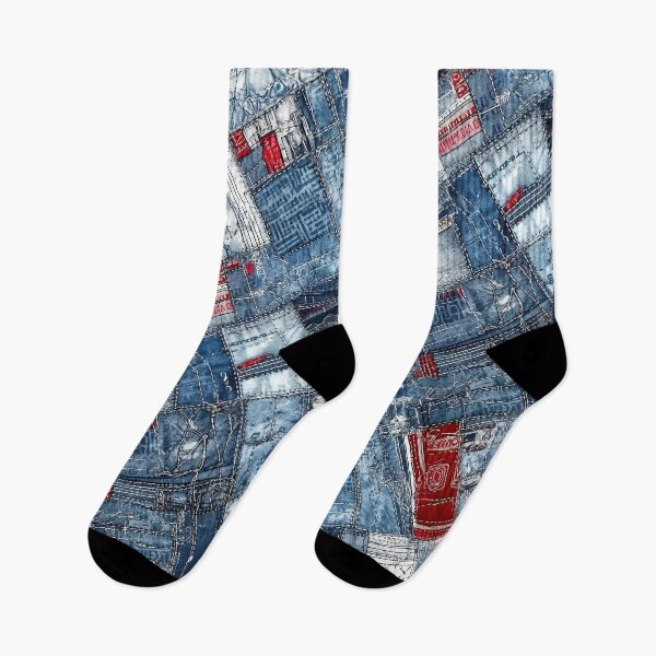 Item preview, Denim Patchwork designed and sold by etywhk.