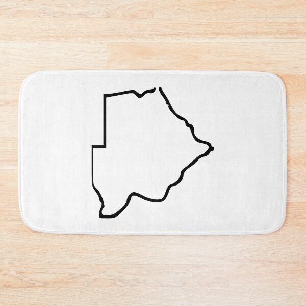 Artikelvorschau, Botswana Minimalistic Country Outline entworfen und verkauft von Natamus.