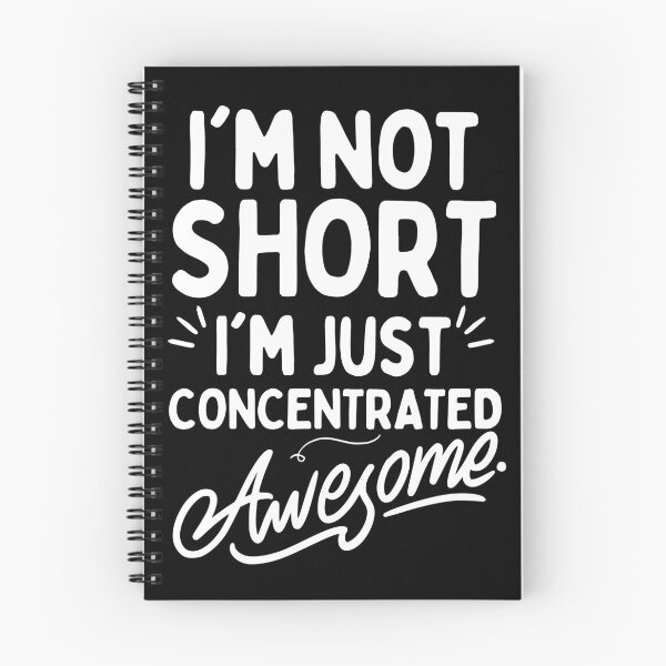 Item preview, Embrace Your Height with I'm Not Short I'm Just Concentrated Awesome designed and sold by PlayfulPrint.