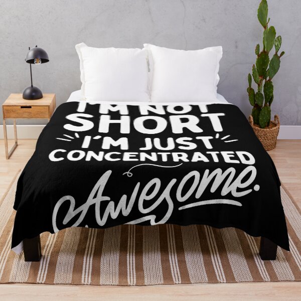 Item preview, Embrace Your Height with I'm Not Short I'm Just Concentrated Awesome designed and sold by PlayfulPrint.