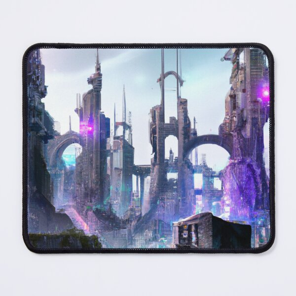 Item preview, Elf City In Cyberpunk Universe designed and sold by KalipsoArt.