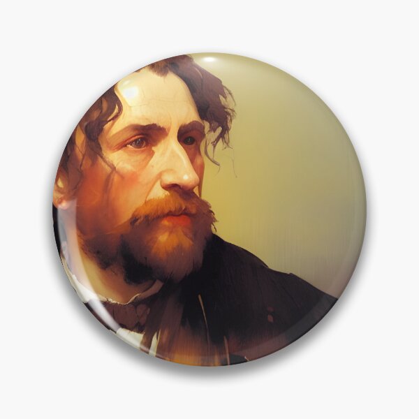 Item preview, Ilya Repin Self Portrait I In his Own Style designed and sold by daido-ai.