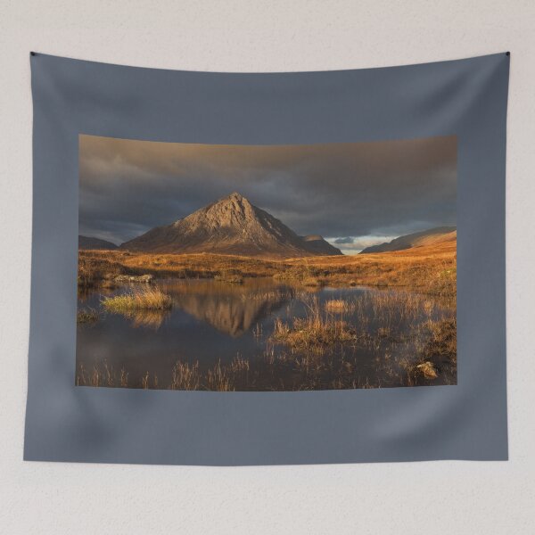 Item preview, Buachaille Etive Mor Stormy Light  Glencoe Scotland. designed and sold by PhotosEcosse.