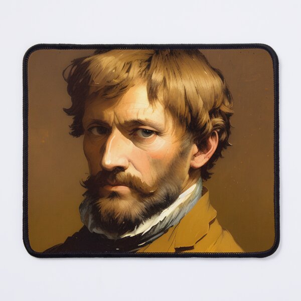 Item preview, Jean-Francois Millet Self Portrait I In his Own Style designed and sold by daido-ai.