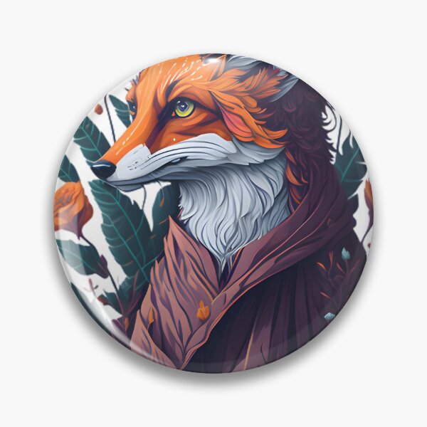 Item preview, Fox With Flowers designed and sold by StyleSan1.