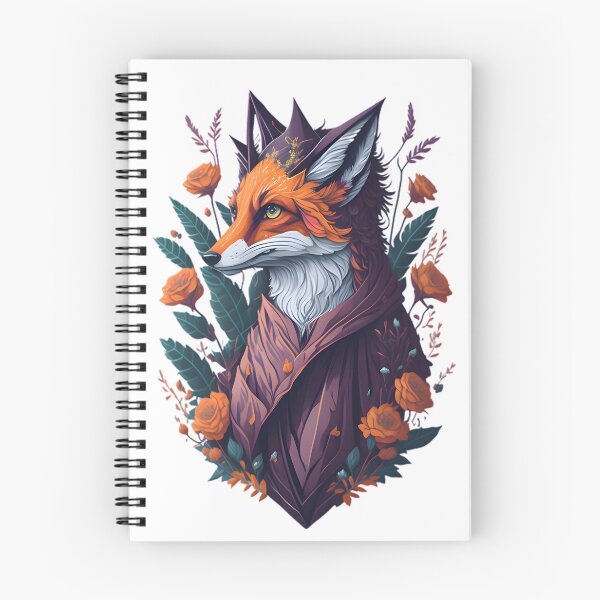 Item preview, Fox With Flowers designed and sold by StyleSan1.