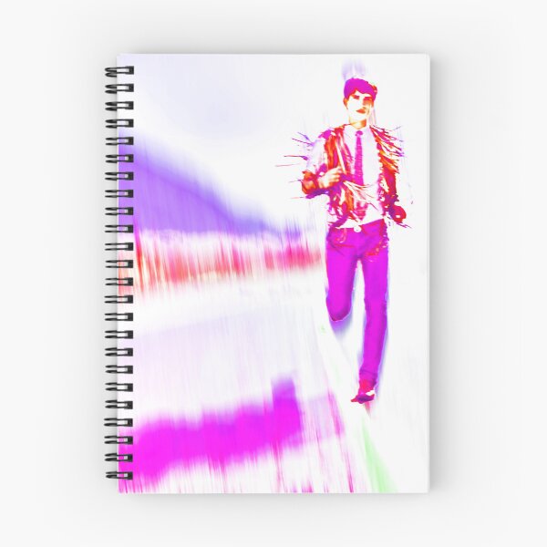 Item preview, Man running up the mountain Fuchsia designed and sold by GDDO.
